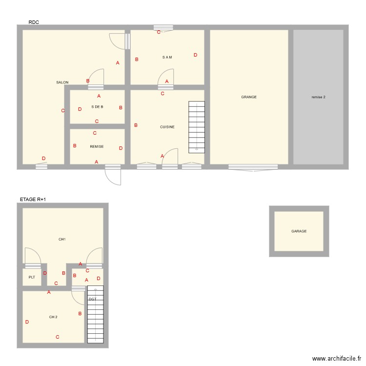 HUTTON. Plan de 12 pièces et 131 m2