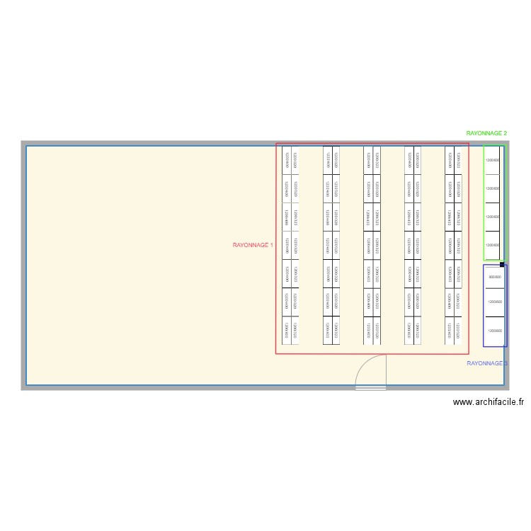 MULTITRONIC. Plan de 1 pièce et 204 m2