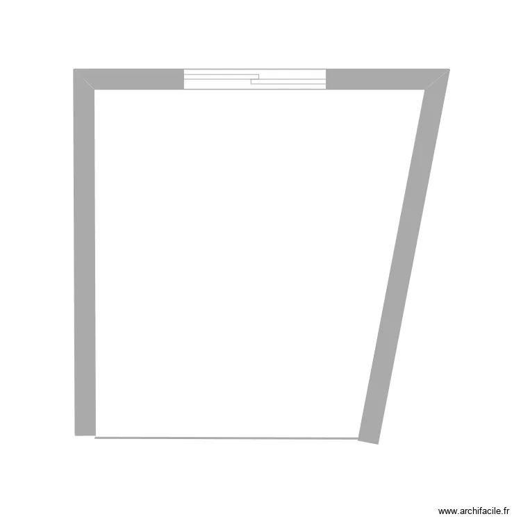 Chambre parentale. Plan de Chambre parentale. Plan de