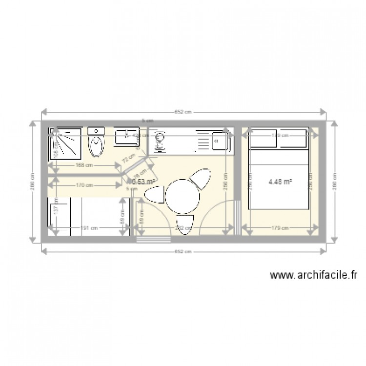 roulotte 3. Plan de 0 pièce et 0 m2