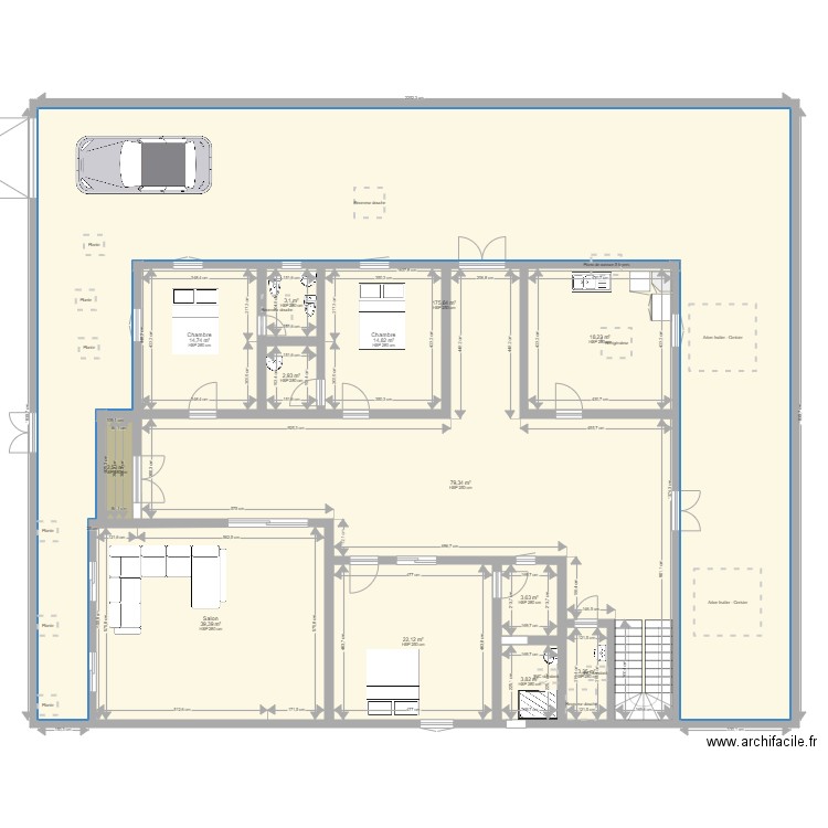 Plan principal. Plan de 0 pièce et 0 m2