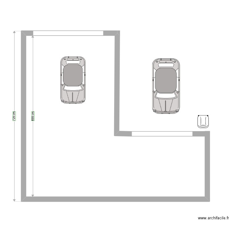 GARAGE JONA 2 Plan dessiné par Yves63600