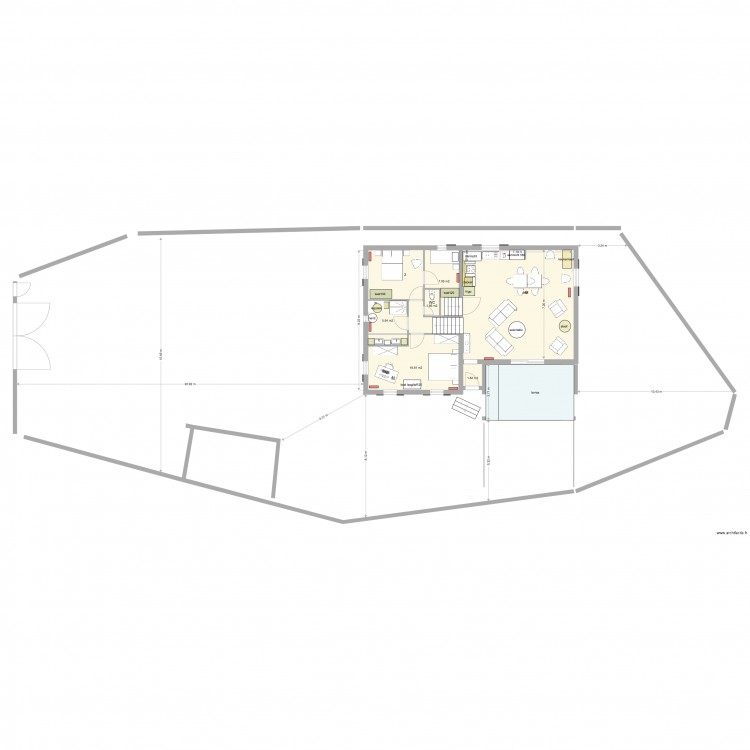 PUYLOUBIER ANNE tuin. Plan de 0 pièce et 0 m2