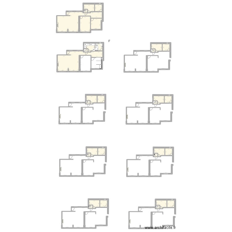 Secrétan Projets. Plan de 0 pièce et 0 m2