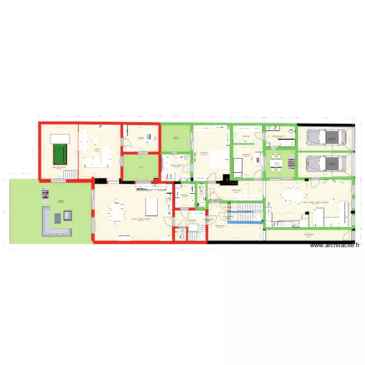 LLV PLAN AVEC GARAGE ET OPTION BUREAU. Plan de LLV PLAN AVEC GARAGE ET OPTION BUREAU. Plan de