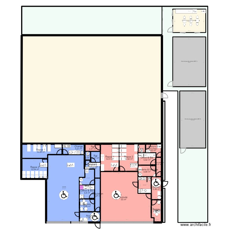 Lavoisier Mennecy Projet PMI PST. Plan de 0 pièce et 0 m2