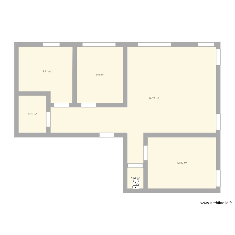 Appartement Myosotis. Plan de 0 pièce et 0 m2