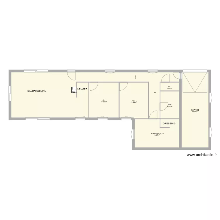 PERROUSE MAISON. Plan de 