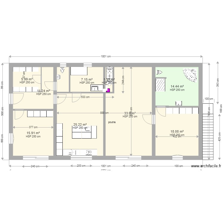 maisonmiclau6155x23x3x8 rangement entree 01. Plan de 0 pièce et 0 m2