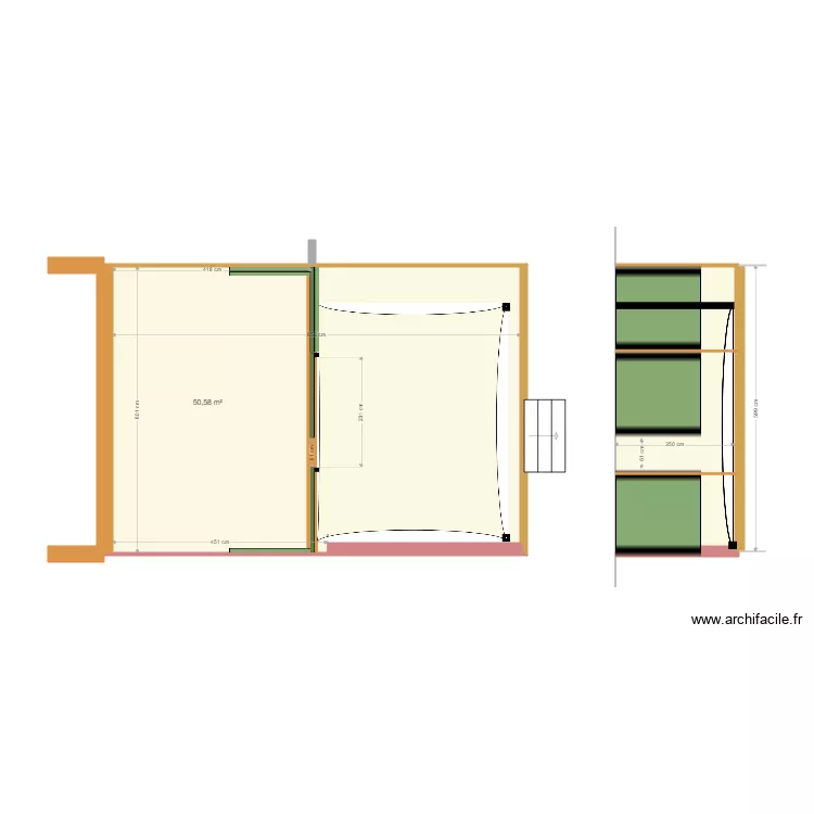 Panneau bois 03. Plan de 