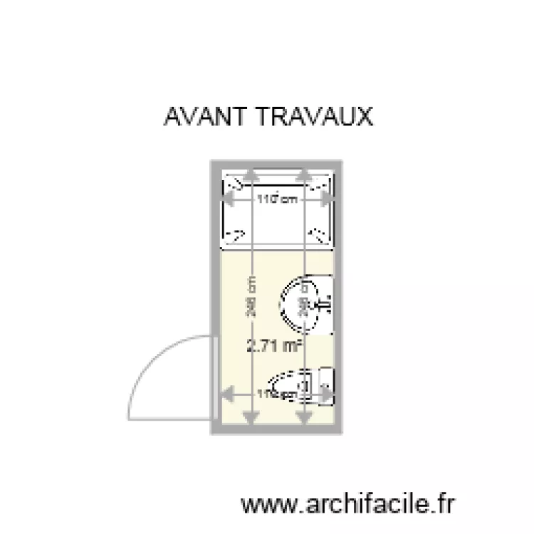 CLAIRET SDB. Plan de CLAIRET SDB. Plan de
