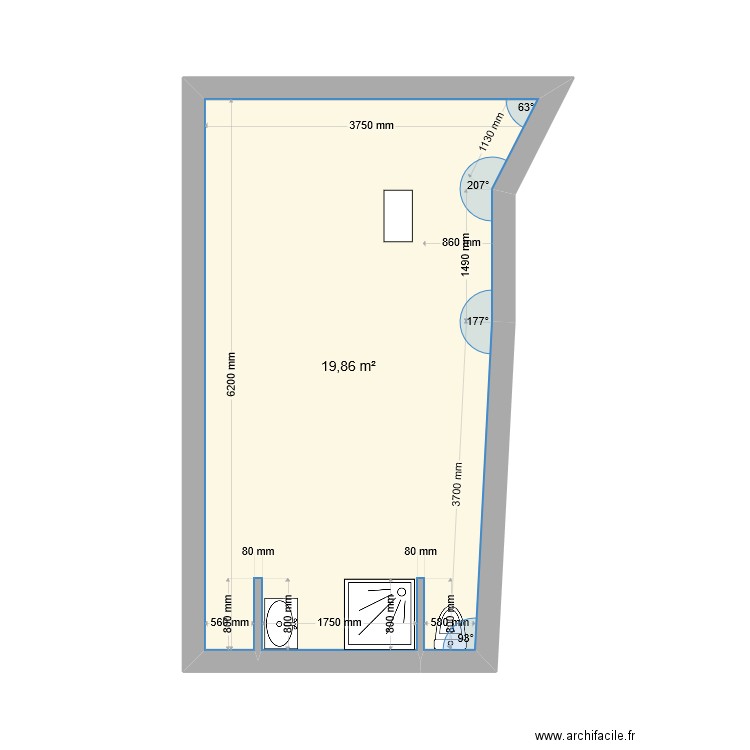 Tulip Maison devant. Plan de 0 pièce et 0 m2