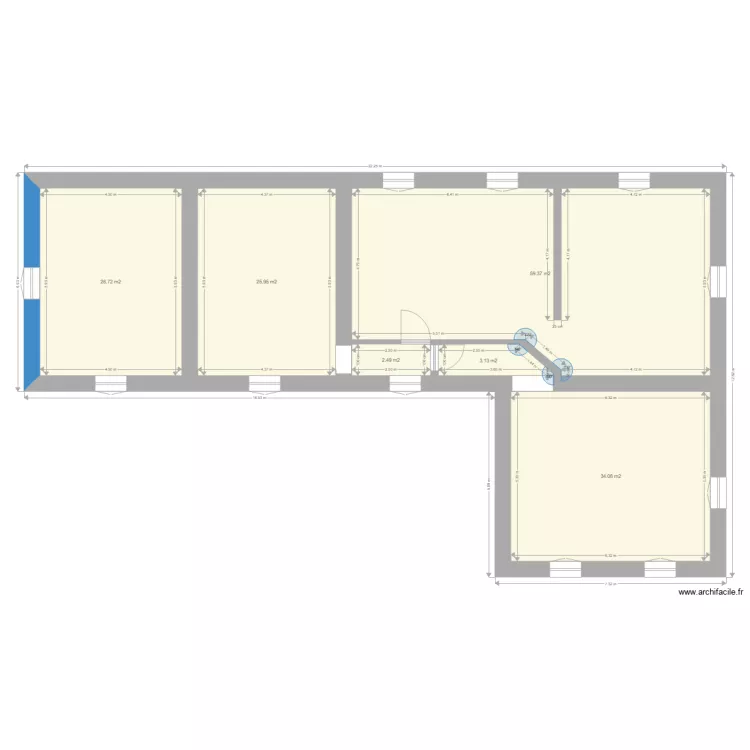 LODEVE ETAGE 2. Plan de 