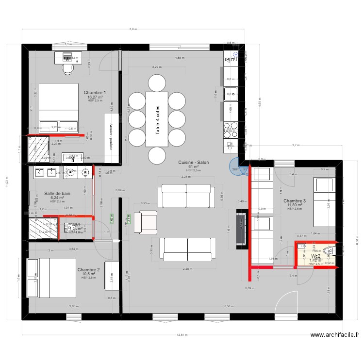 Audresselles New version. Plan de 0 pièce et 0 m2