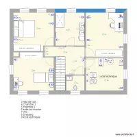 Plan prises &eacute;tage 