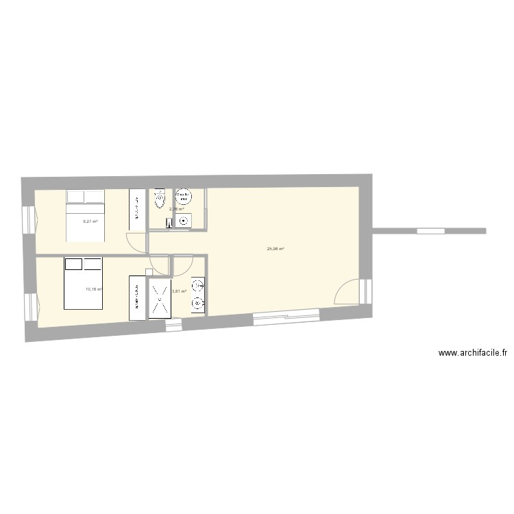 cave. Plan de 0 pièce et 0 m2