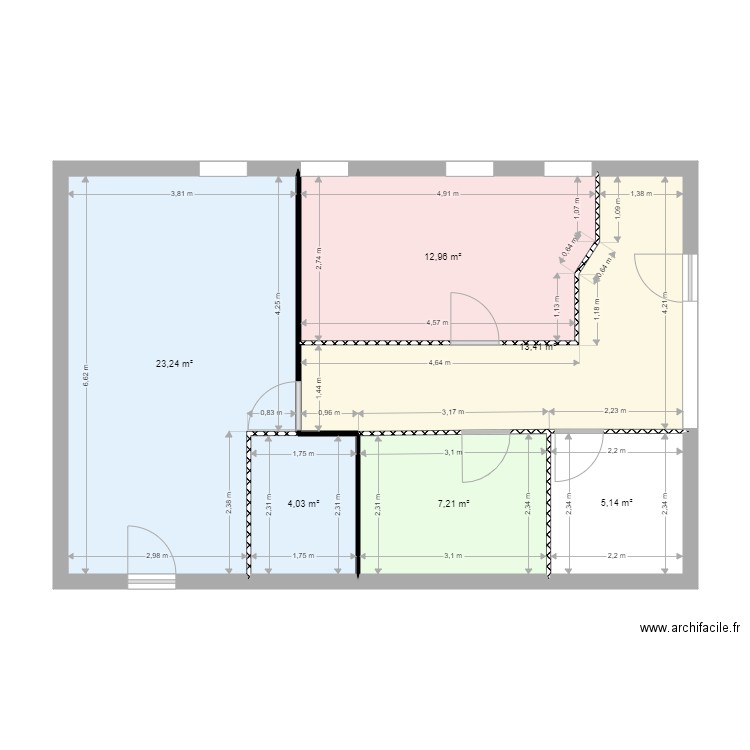 Cabinet idée 3. Plan de 0 pièce et 0 m2