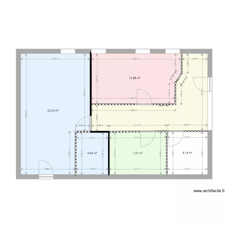 Cabinet id&eacute;e 3. Plan de 