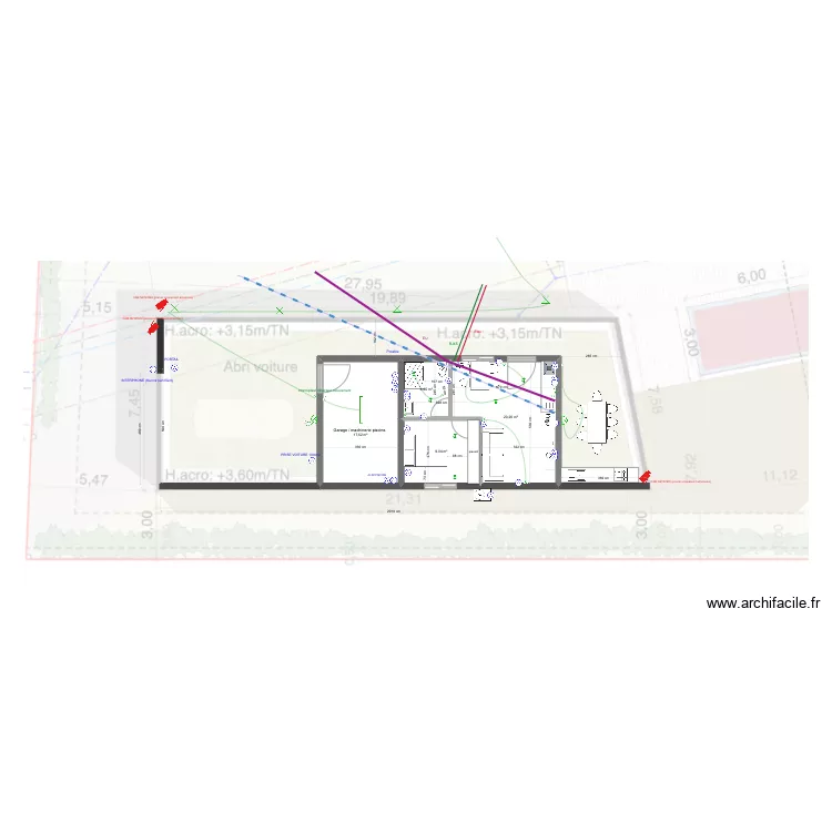 DEPENDANCE ELEC/ECL. Plan de 