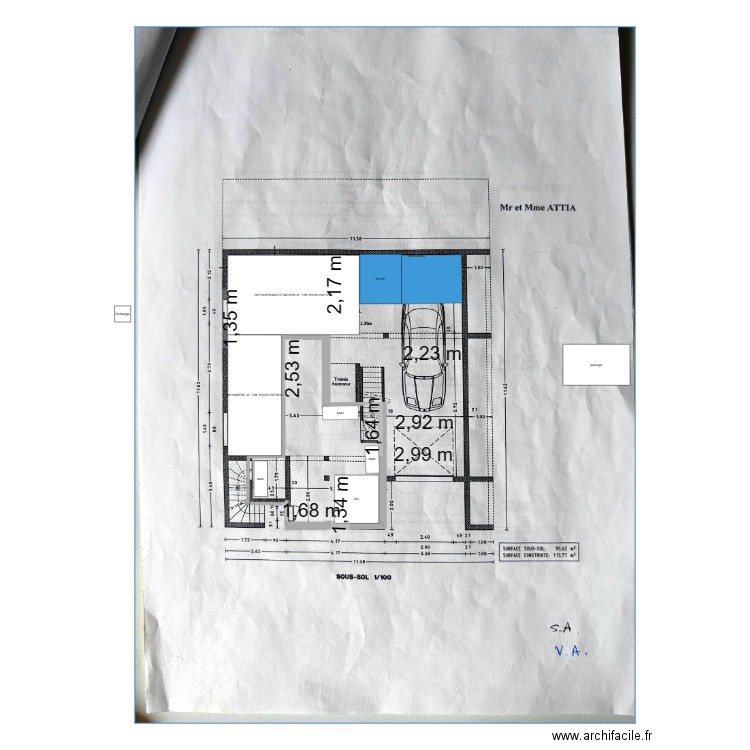 AMENAGEMENT GARAGE 2. Plan de 0 pièce et 0 m2