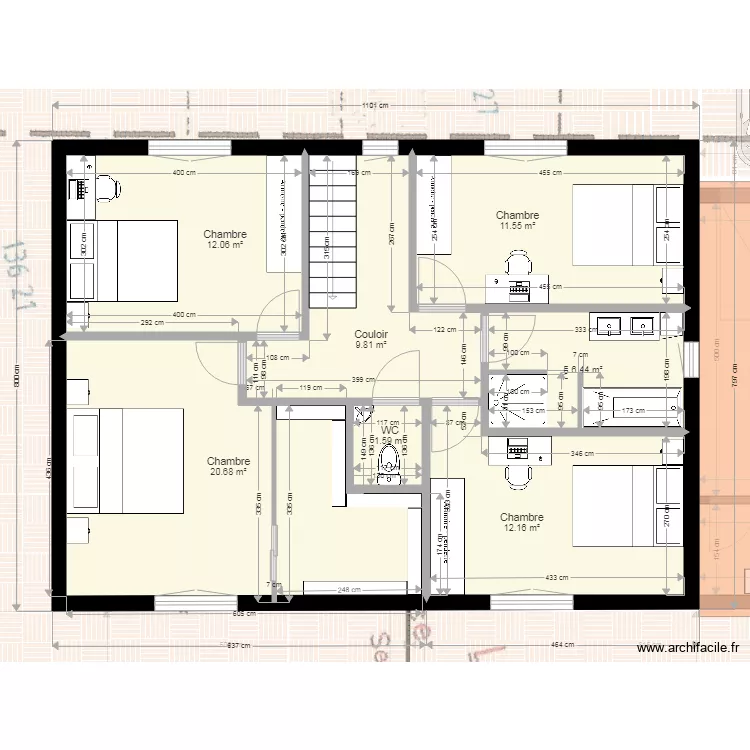 Plan Marly ter. Plan de 