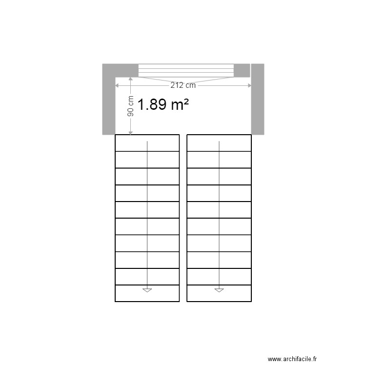 couloir 2. Plan de 0 pièce et 0 m2