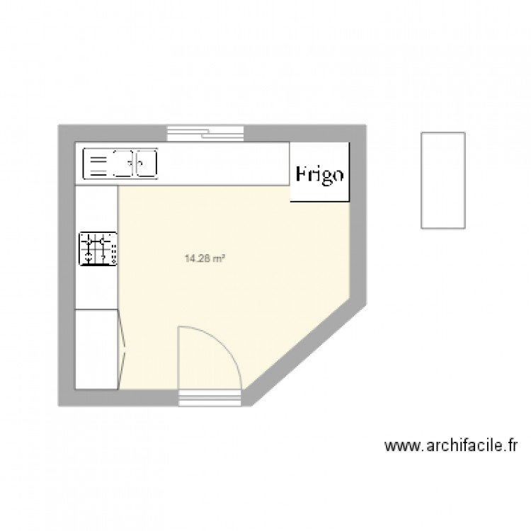 CUISINE HAMDI. Plan de 0 pièce et 0 m2