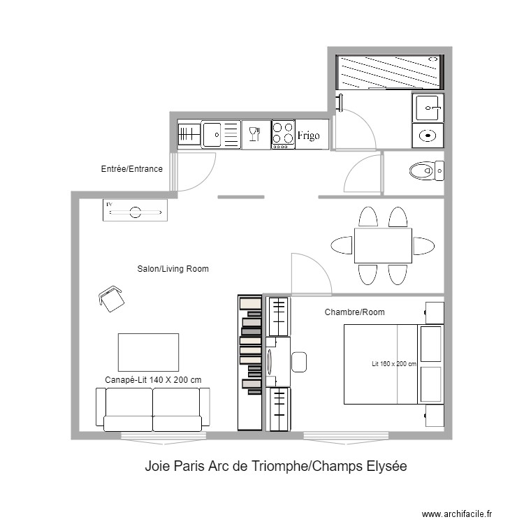 Joyeuse. Plan de 0 pièce et 0 m2