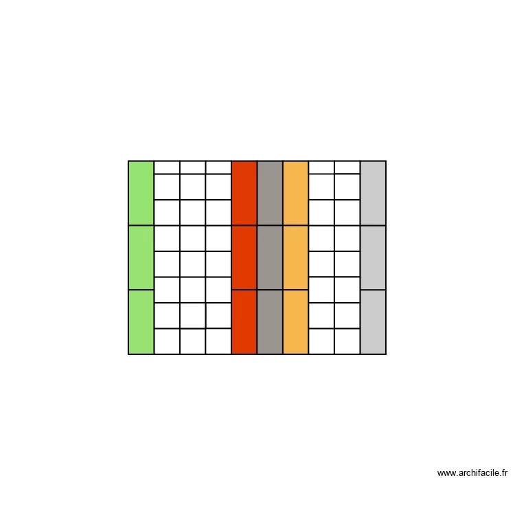 salle de bain . Plan de 
