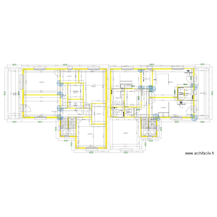 SAINT JULIEN étage . Plan de 0 pièce et 0 m2