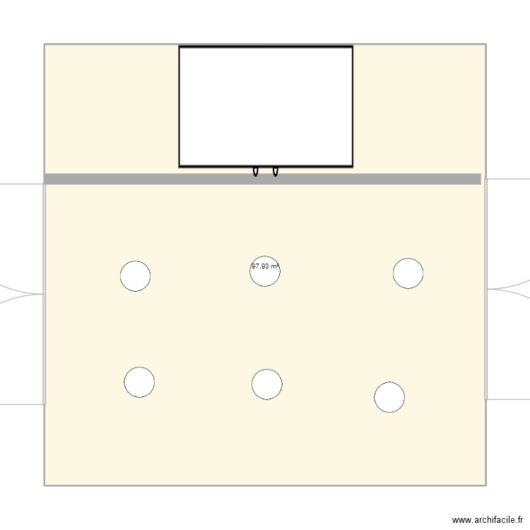 ginguetteCRAMANS22. Plan de 1 pièce et 98 m2