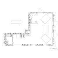 Plan implantation définitif avant modif Projet pro II devoir 2