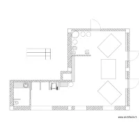 Plan implantation d&eacute;finitif avant modif Projet pro II devoir 2