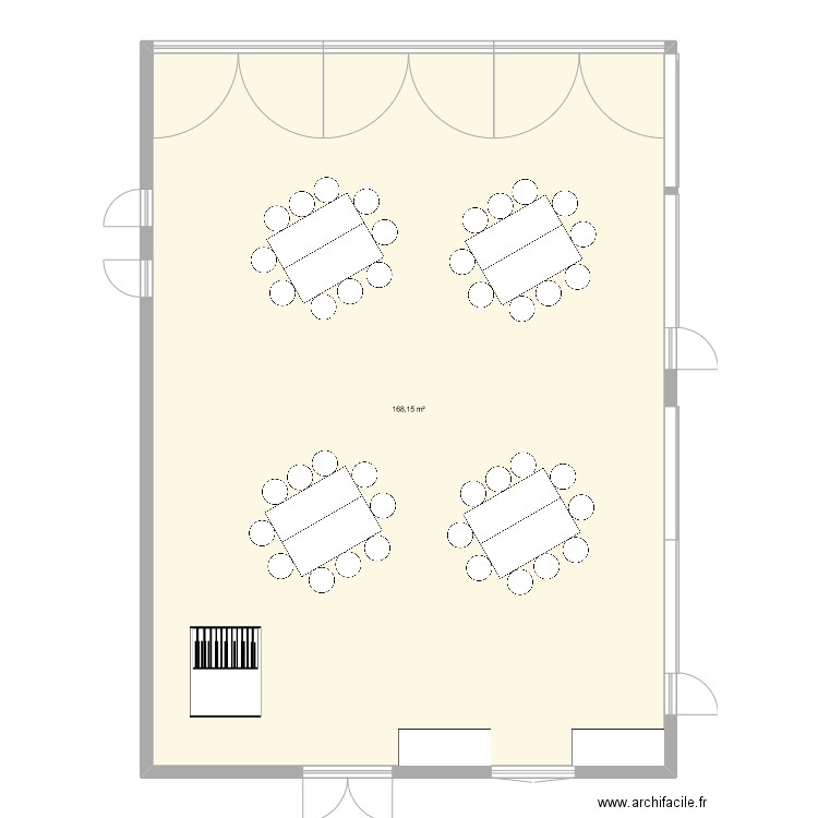 Espace de vie - base. Plan de 0 pièce et 0 m2