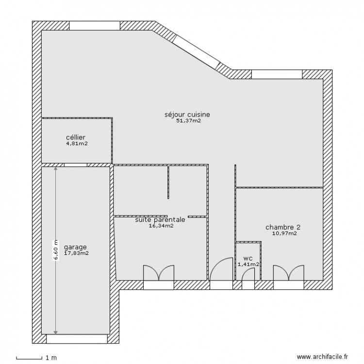 Melle Korb et M Robion. Plan de 0 pièce et 0 m2