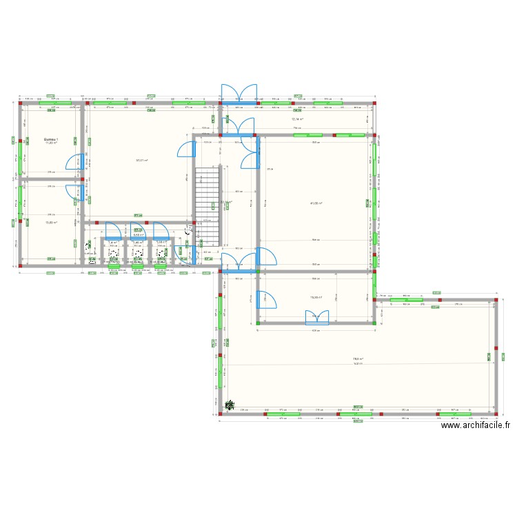 Prem etage 04082021. Plan de 0 pièce et 0 m2