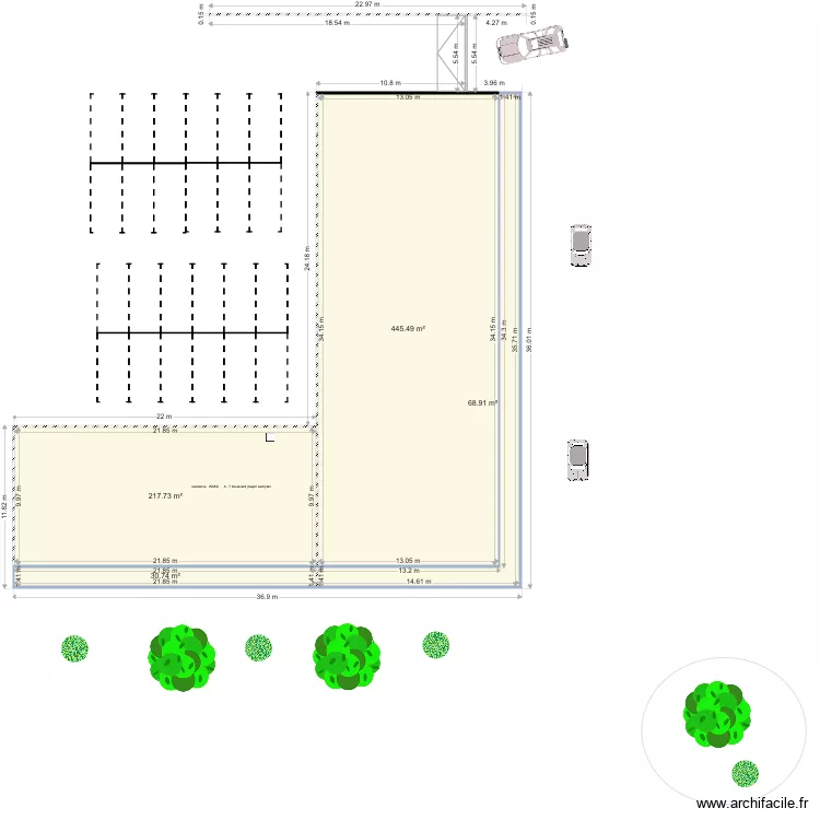RESIDENCE WAKA A  MODIFIER. Plan de 