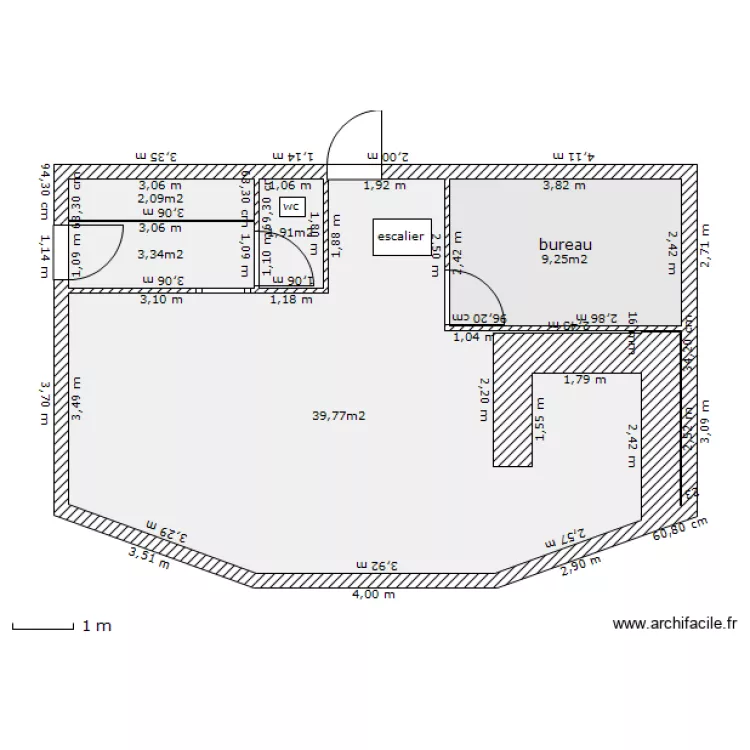 maison&eacute;tbis. Plan de 