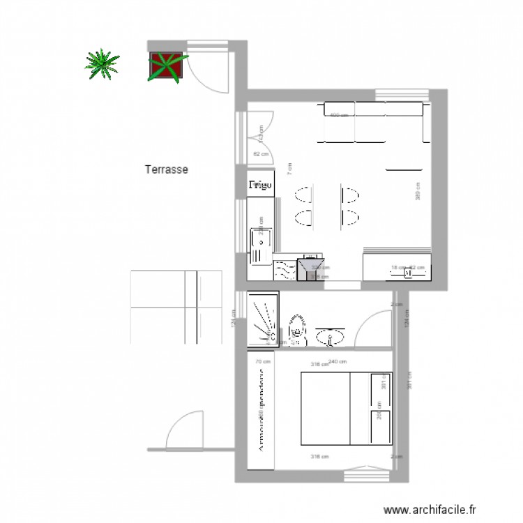 Gîtes Zalana Aléria 2. Plan de 0 pièce et 0 m2