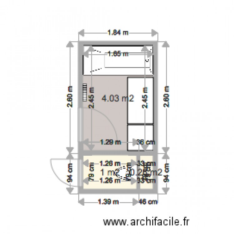 Arragain agencement iL BAGNO. Plan de 0 pièce et 0 m2