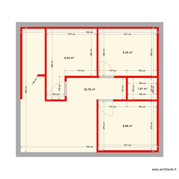 nvx esth&eacute;tique . Plan de 0 pièce et 0 m2