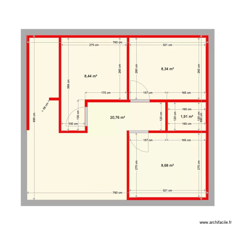 nvx esth&eacute;tique . Plan de 