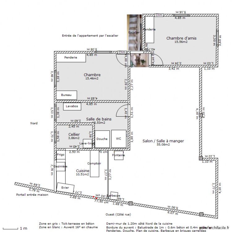 AppartIbou. Plan de 0 pièce et 0 m2