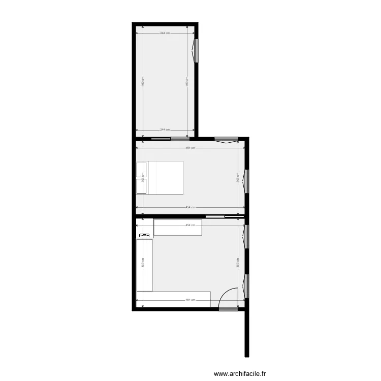 CHERAUD ga&euml;l. Plan de 