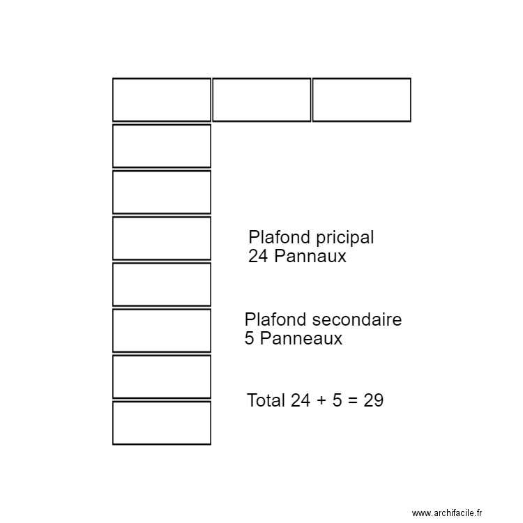 Plafond cave . Plan de 0 pièce et 0 m2