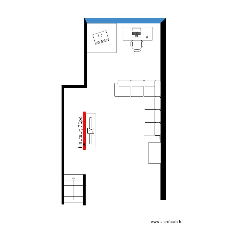 bouffard sous-sol. Plan de 0 pièce et 0 m2