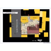 Plan masse &eacute;lectricit&eacute; et assainissement