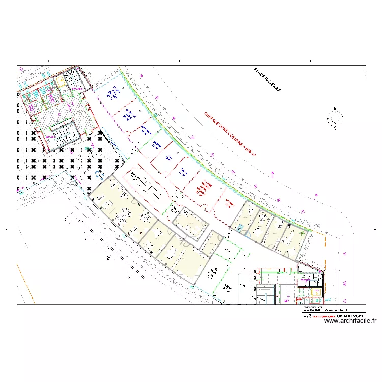 Ravezies v6 moove LP2. Plan de 