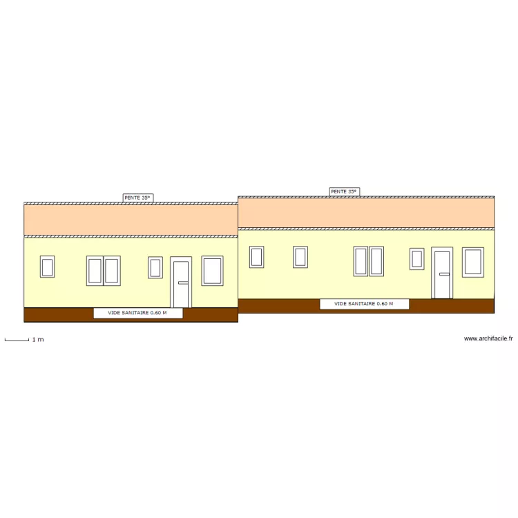 façade p p. Plan de façade p p. Plan de