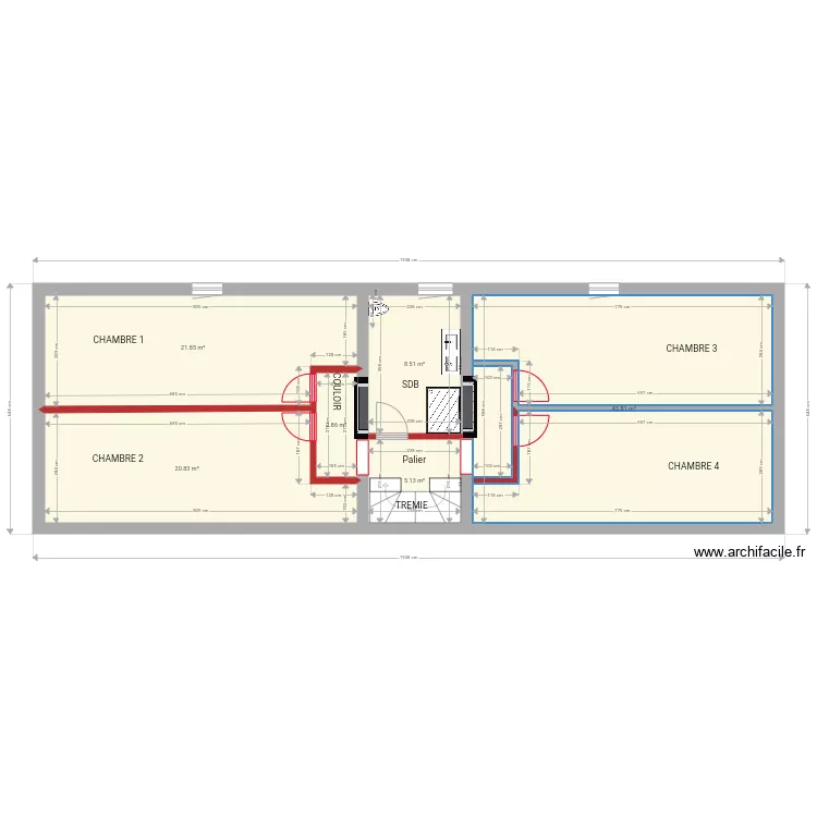 étage vide. Plan de étage vide. Plan de